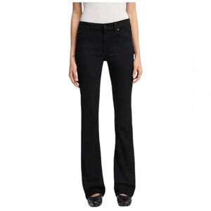 7 For All Mankind Women's Black Boot Cut Jeans